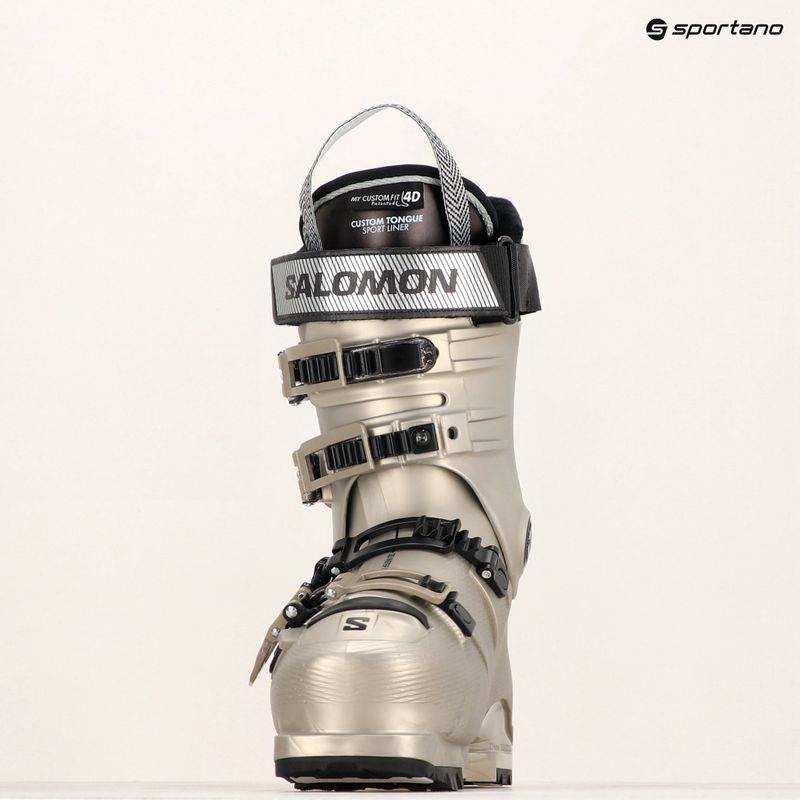 Dámske lyžiarske topánky Salomon S/Pro Alpha 100 W GW light bronze met./black/black 7