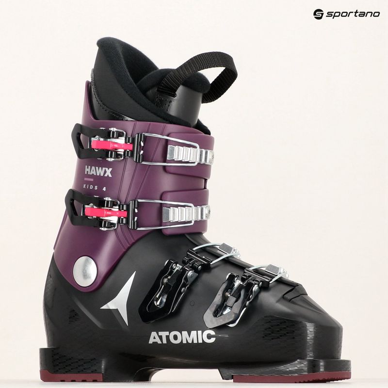 Detské lyžiarske topánky Atomic Hawx Kids 4 black/violet/pink 7