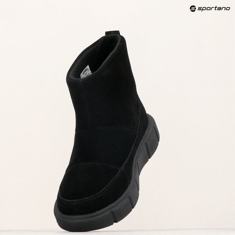 Dámske snehule  Sorel Explorer III Slip-On WP black/sea salt 10