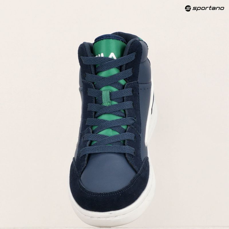 Detské topánky FILA Crew Mid fila navy/verdant green 15