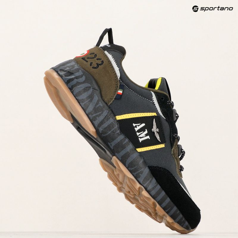 Pánske topánky Aeronautica Militare SC293CT3381 green/black/dark grey 9