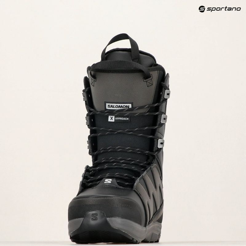 Snowboardové topánky Salomon X Approach Lace SJ Boa black 7