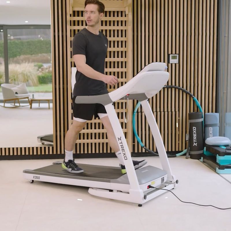 Elektrický bežecký pás TREXO TXO-X350-W white 26