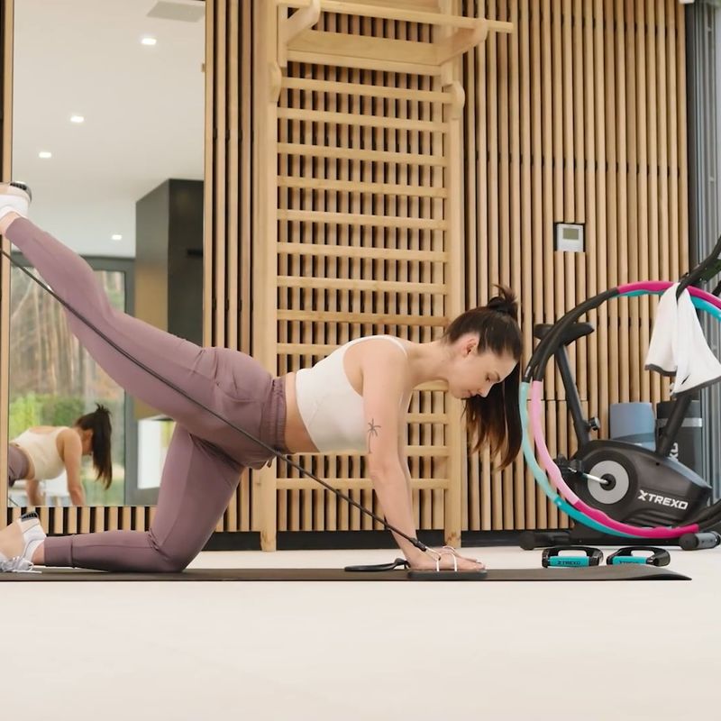 Multifunkčná plošina s rukoväťami a expandérom XTREXO skladacia TXO-B4Z045-BK čierna 20