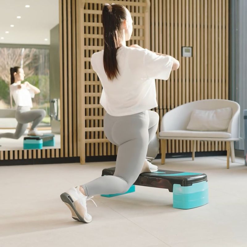 XTREXO aerobikový stepper TXO-B4W009 sivý 10