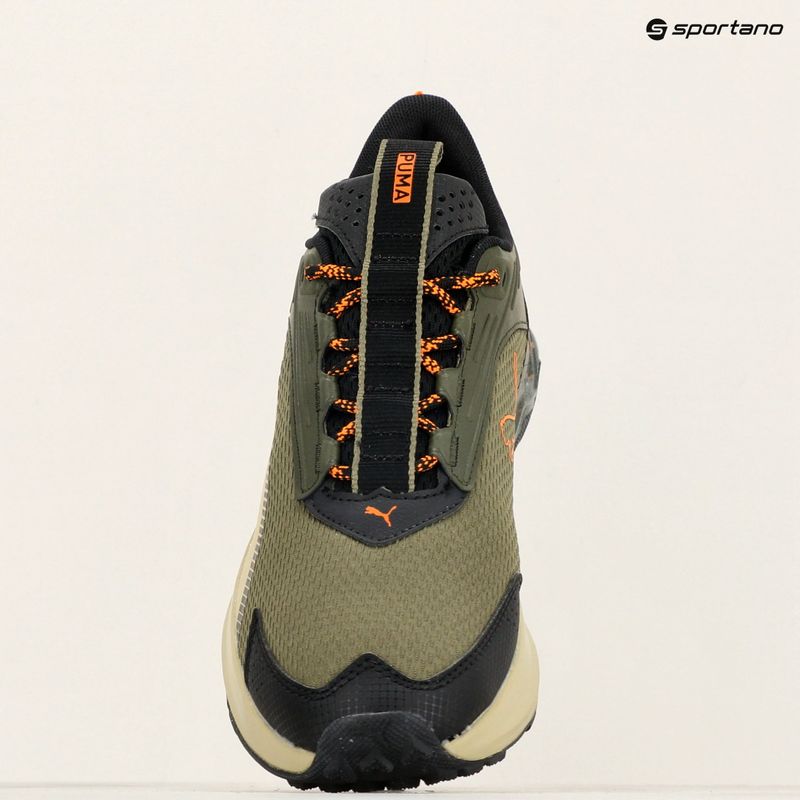 Pánska bežecká obuv PUMA Extend Lite Trail landslide dark olive/puma black 9