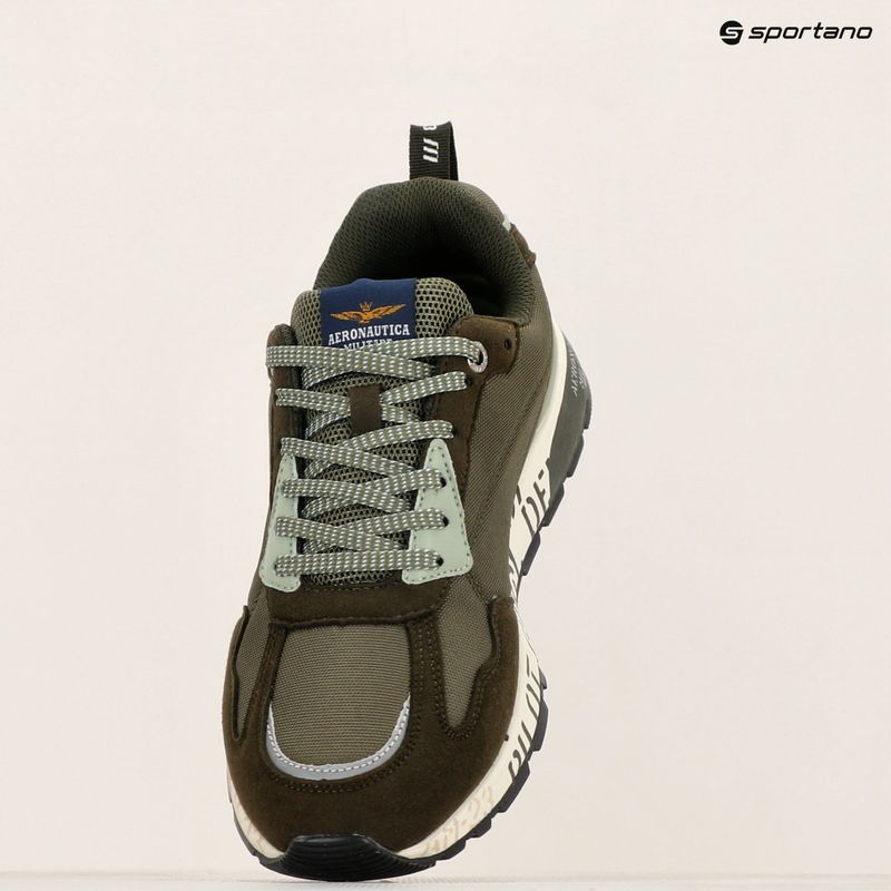 Pánske topánky Aeronautica Militare SC276CT3380 dark green/light green 9