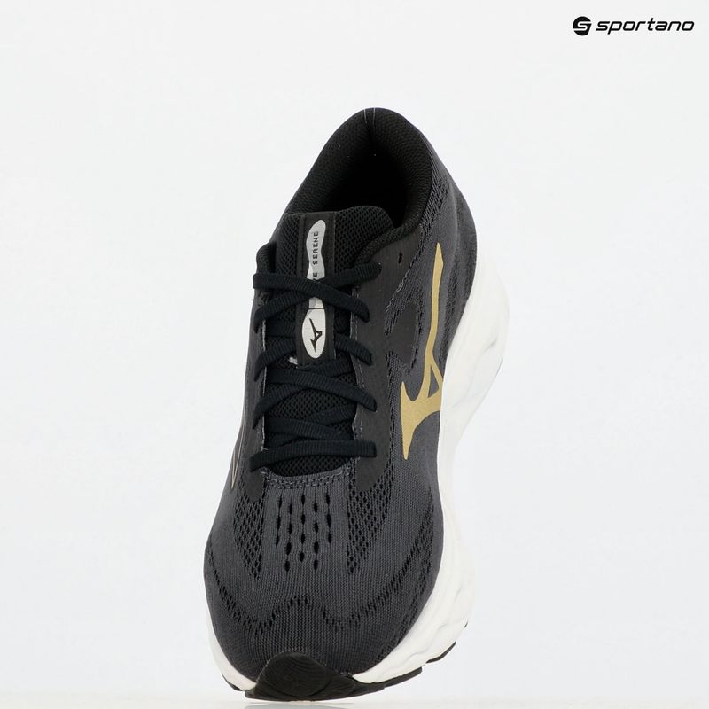 Pánska bežecká obuv Mizuno Wave Serene ebony/golden halo/mizuno snow white 9