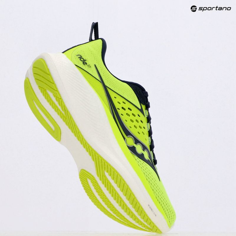 Pánska bežecká obuv Saucony Ride 17 citron/navy 9