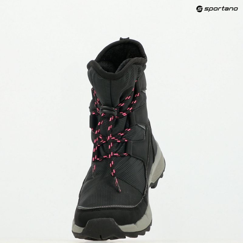 Detské snehule Kappa Youma Tex 260900T black/pink 9