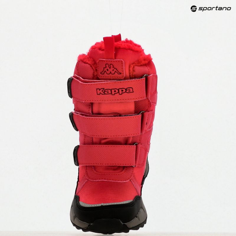 Detské snehule Kappa Vipos Tex red/black 9