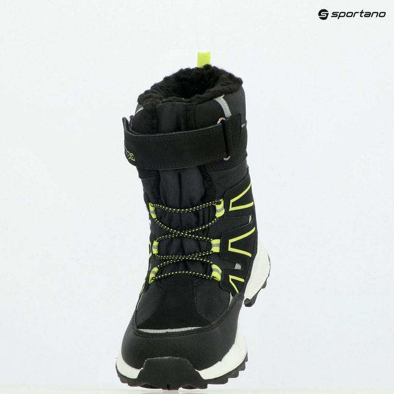 Detské snehule Kappa Floki Tex black/lime 9