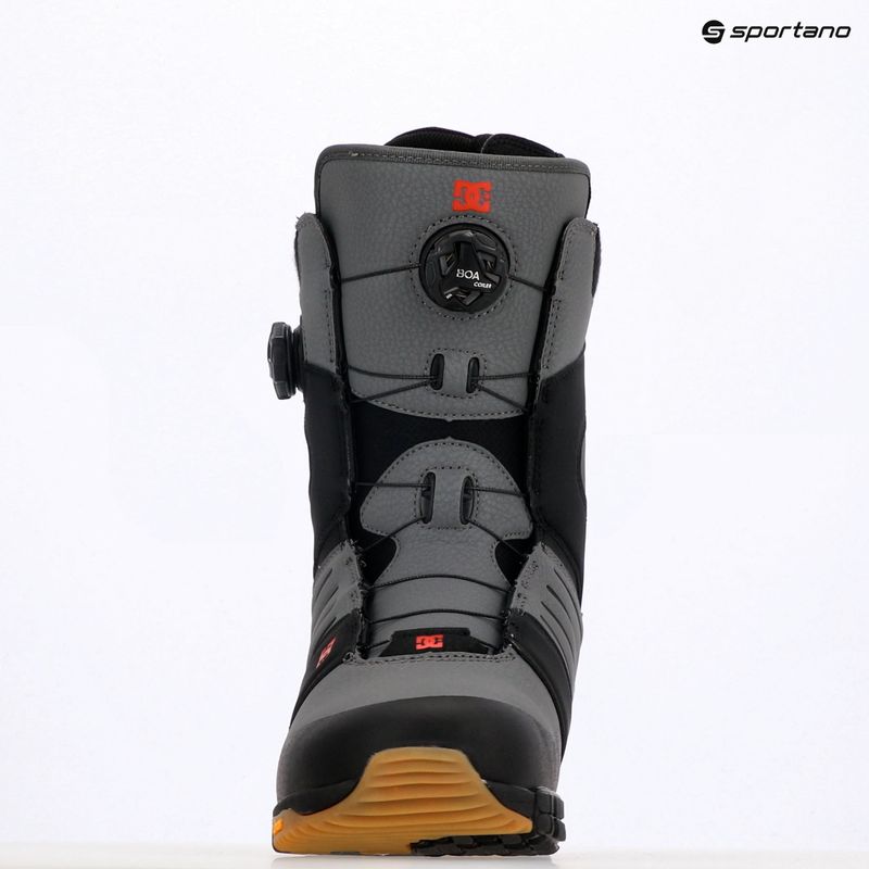 Pánske snowboardové topánky DC Judge black/grey/red 9