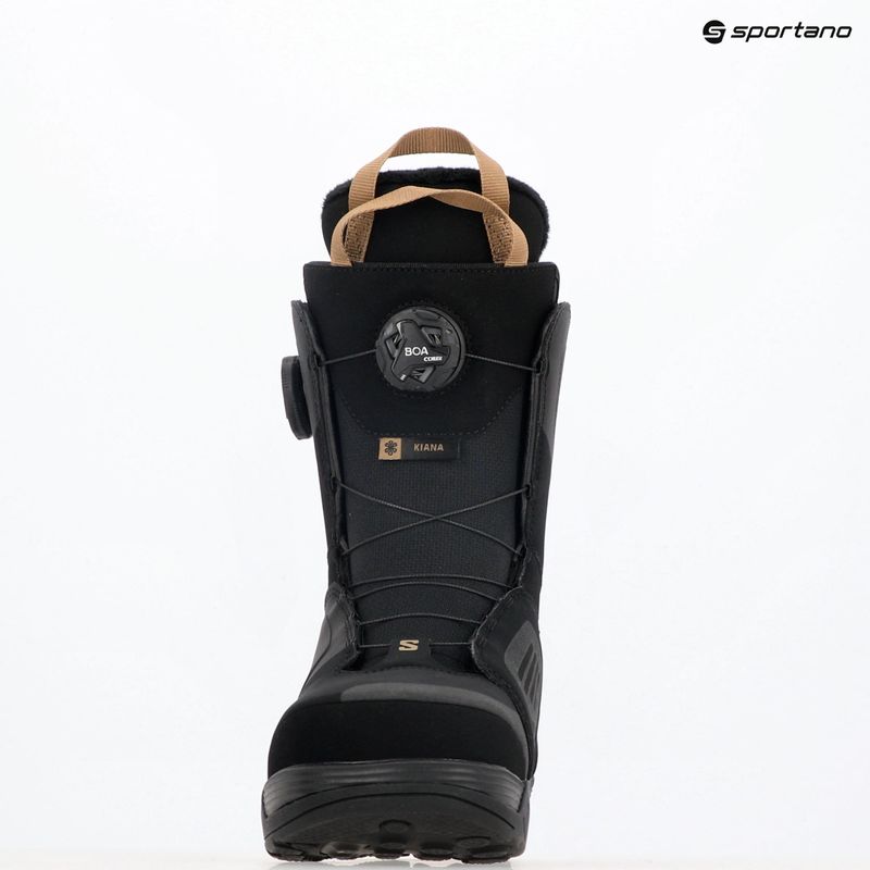 Dámske topánky na snowboard Salomon Kiana Dual Boa W black/black/sepia tint 7