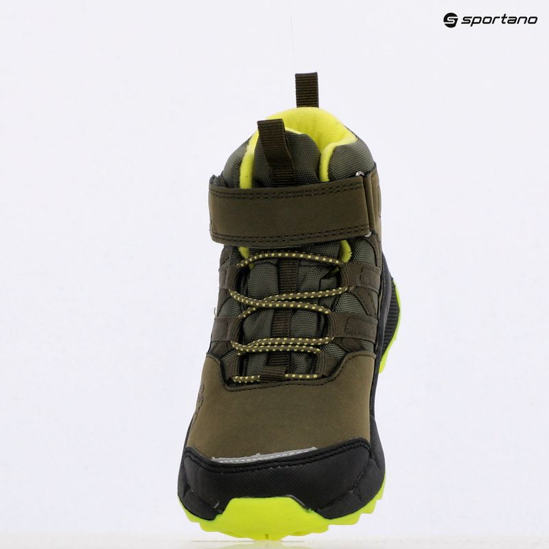Detské topánky Kappa Thabo Tex army/lime 11