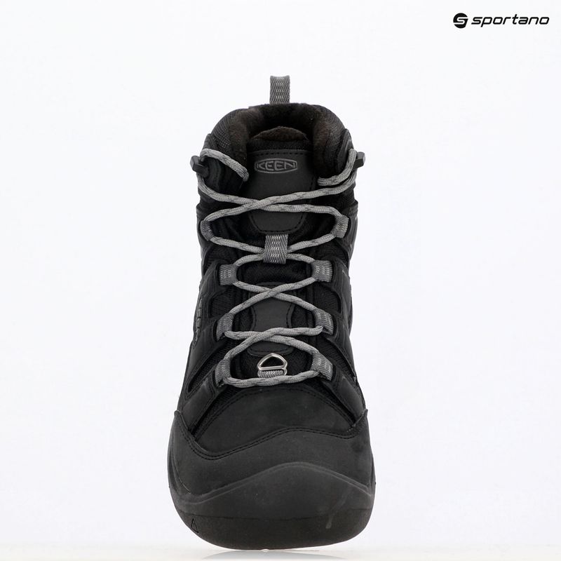 Pánske turistické topánky KEEN Circadia Mid Polar black/steel grey 14