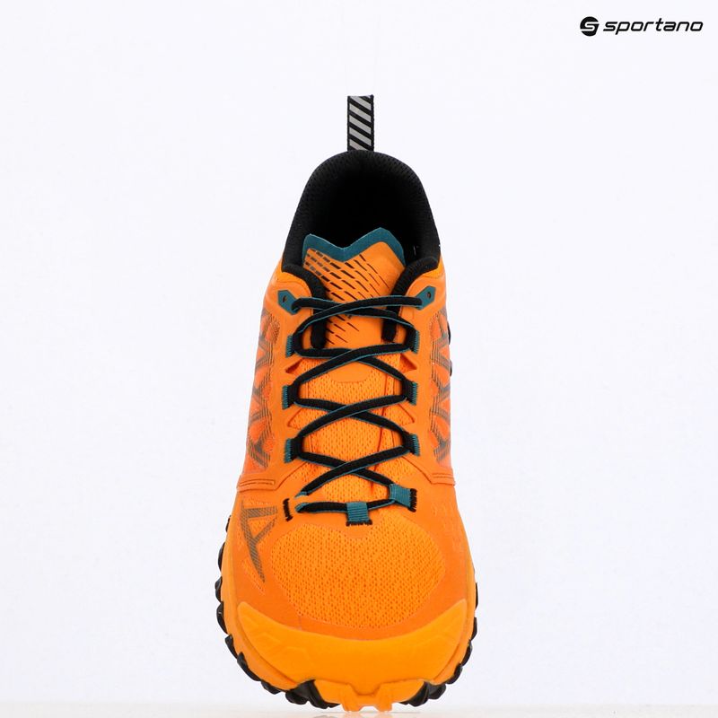 Pánska bežecká obuv La Sportiva Bushido III GTX papaya/ everglade 9