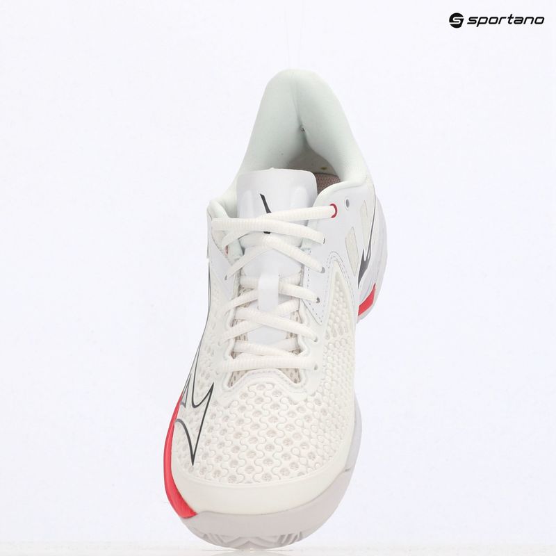 Dámska tenisová obuv Mizuno Wave Exceed Tour 5 CC undyed white/quiet shade/opera red 9