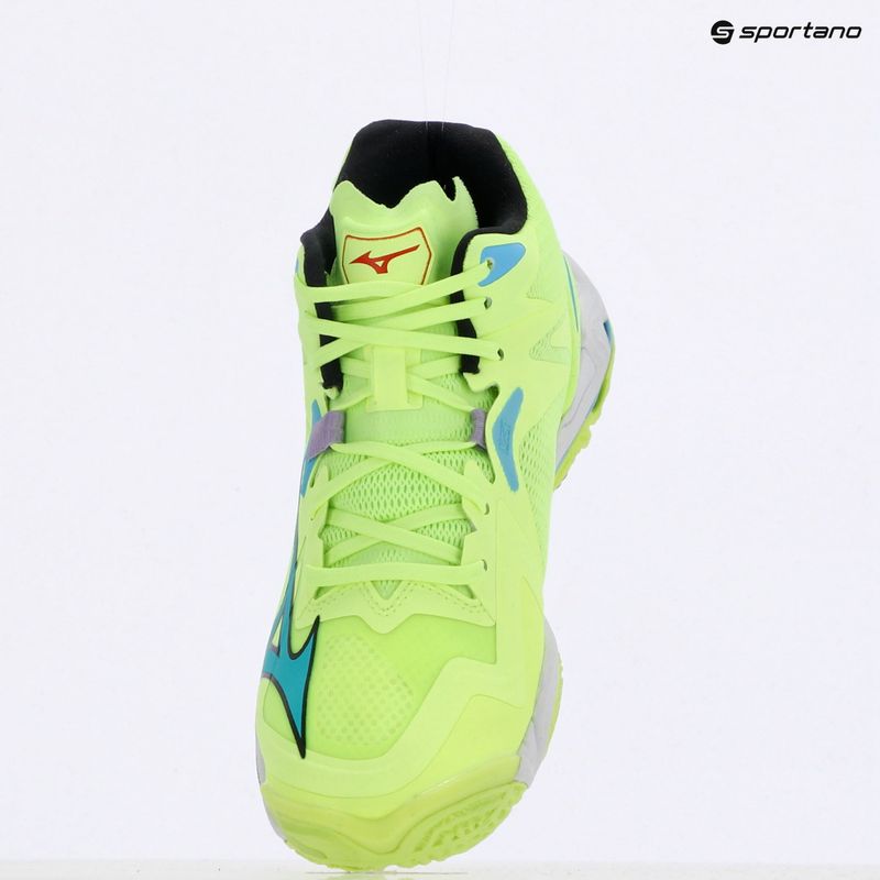 Volejbalová obuv Mizuno Wave Lightning Z8 Mid neo lime/black/splish splash 9