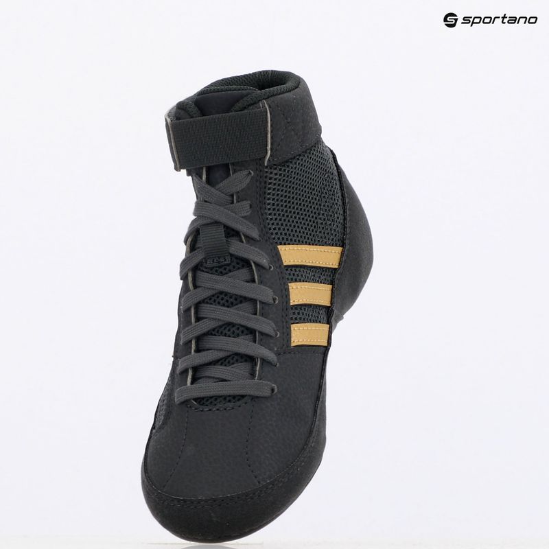 Detské zápasnícke topánky adidas Havoc greay six/ matte gold/ core black 9