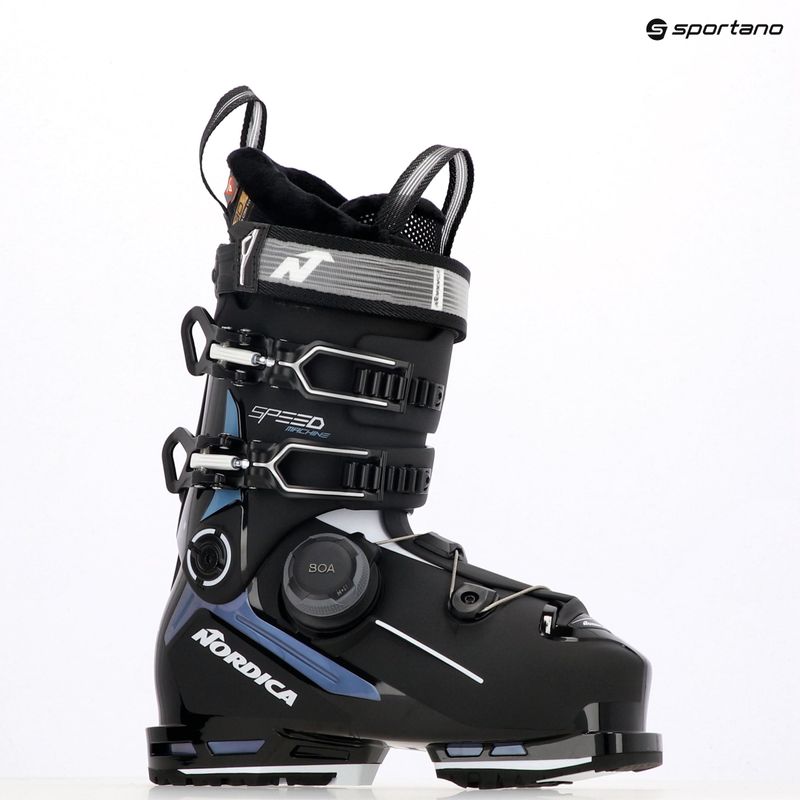 Dámske lyžiarske topánky Nordica Speedmachine 3 BOA 95 W GW black/light blue/white 14