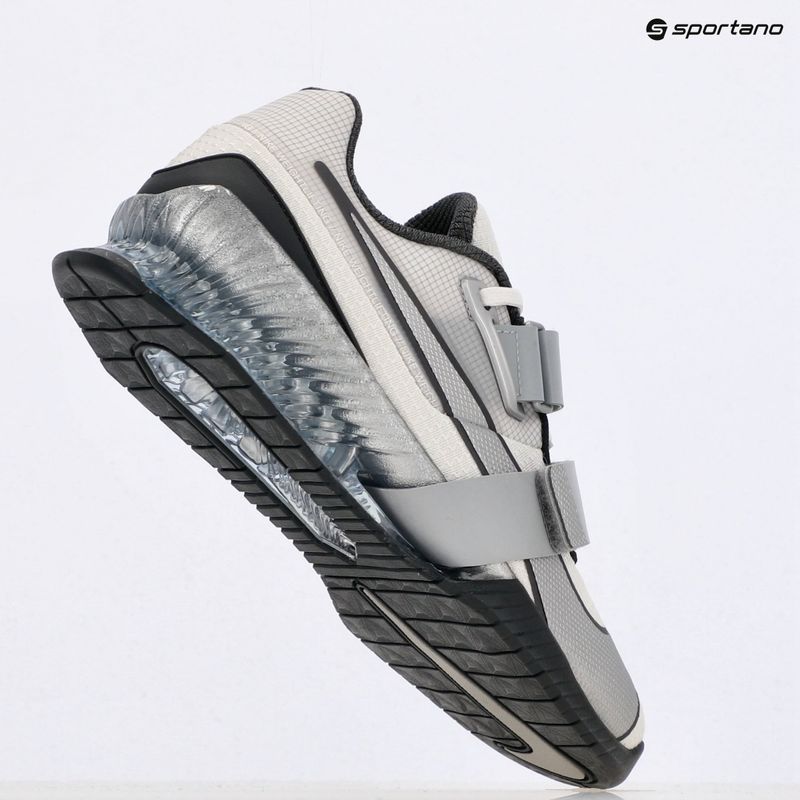 Vzpieračská obuv Nike Romaleos 4 SE white/metallic silver/anthracite wolf grey 9