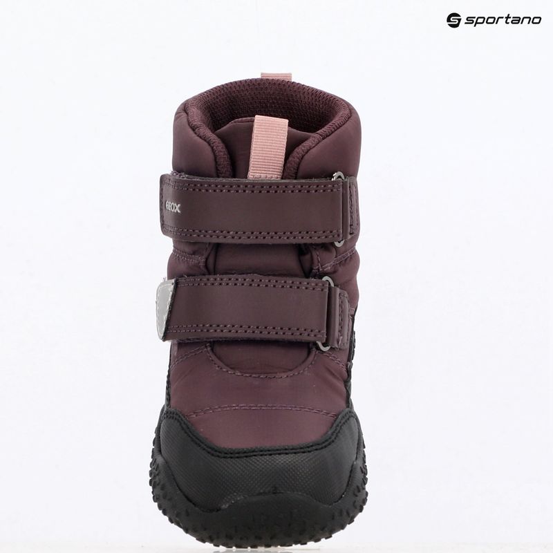 Detské snehule Geox Baltic ABX dark burgundy/black 16