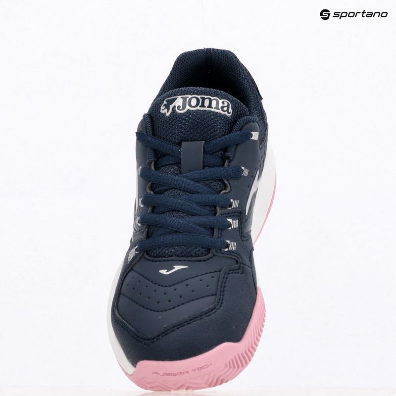 Detská tenisová obuv Joma Master 1000 JR C navy blue/ pink 7