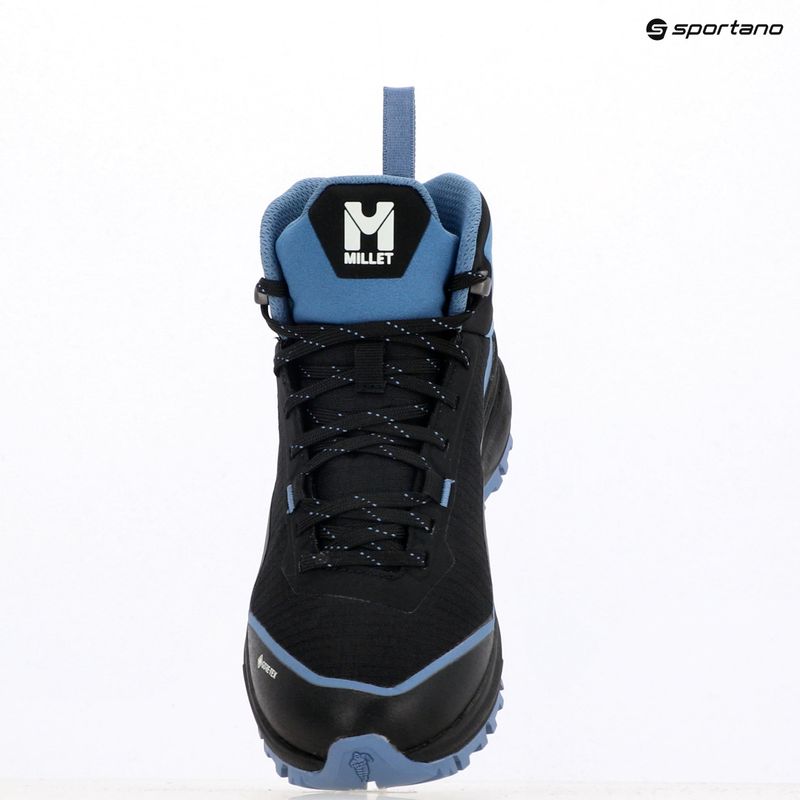 Dámske trekové topánky Millet Wanaka Mid GTX black/ coronet blue 9