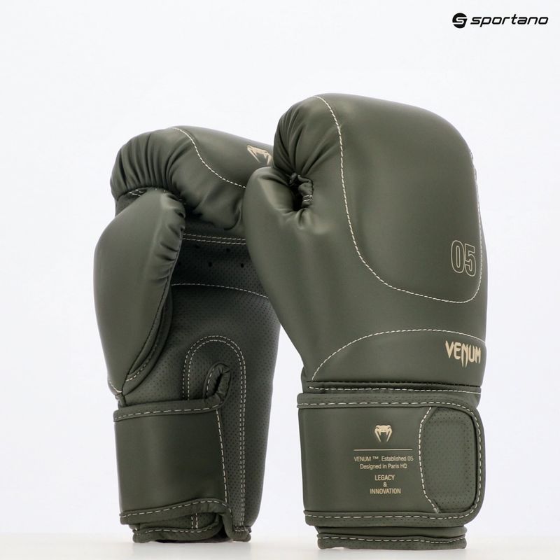 Boxerské rukavice Venum Impact Evo earth khaki 7