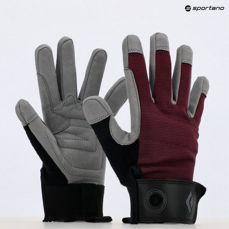 Dámske lezecké rukavice Black Diamond Crag red BD8018666018XS 6