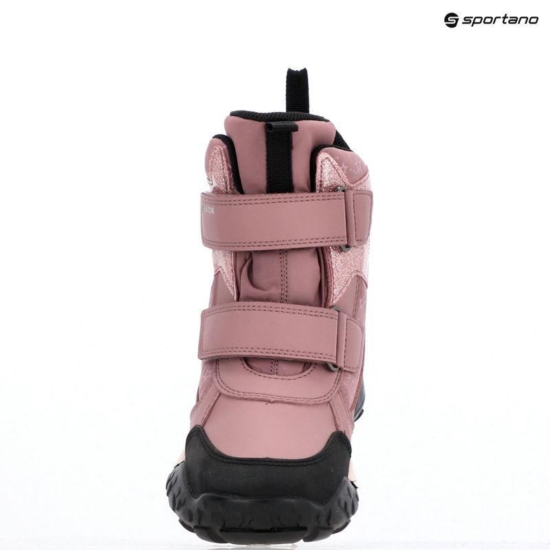 Juniorské snehule Geox Trekkyup ABX dark pink 7