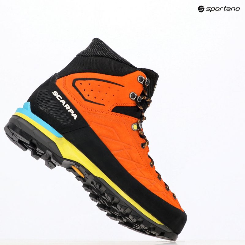 Pánske vysokohorské topánky SCARPA Zodiac Tech Gtx tonic / black 9