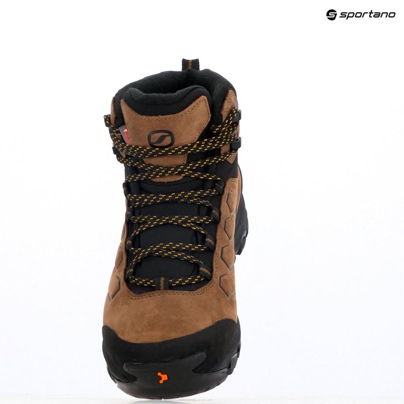 Pánske trekové topánky SCARPA Moraine Polar Gtx dark brown / sulphur 9