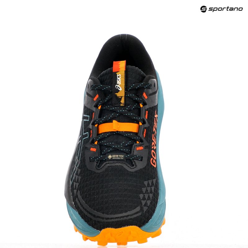 Pánske bežecké topánky Asics Gel-Trabuco 13 GTX black/atlantis blue 9