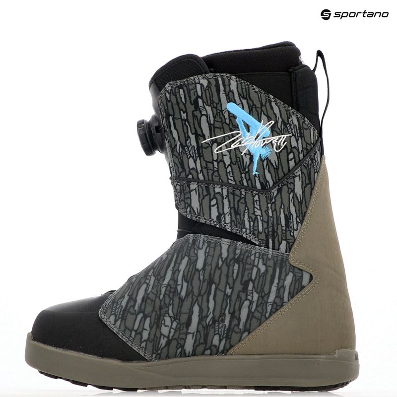 Pánske snowboardové topánky ThirtyTwo Lashed Double Boa Powell '24 olive/grey/black 7