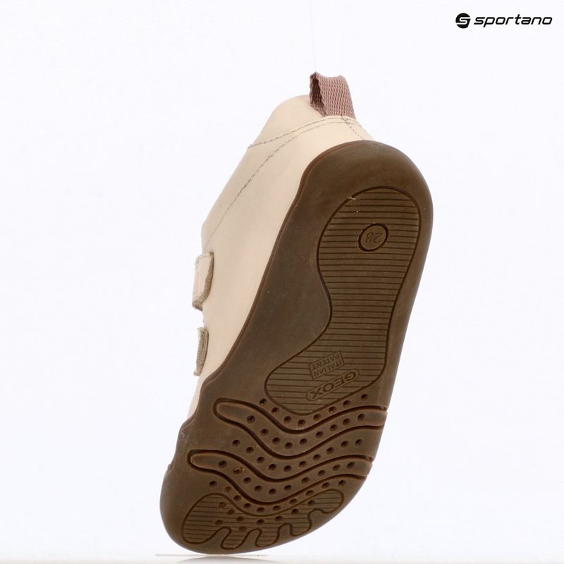 Detské barefoot topánky Geox Steppieup light ivory 9