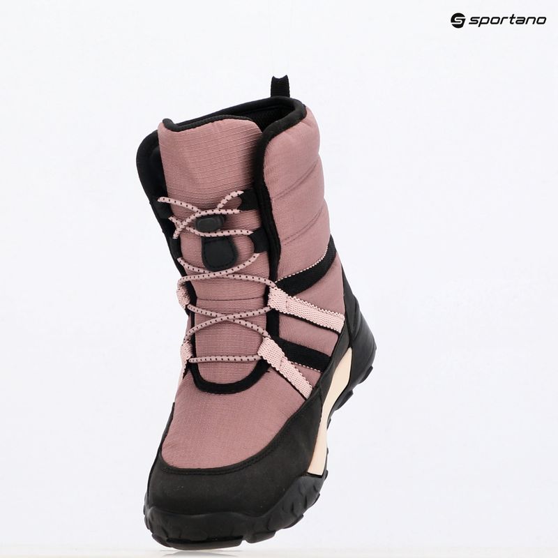 Junior snehule Geox Trekkyup ABX boots antique rose / black 9