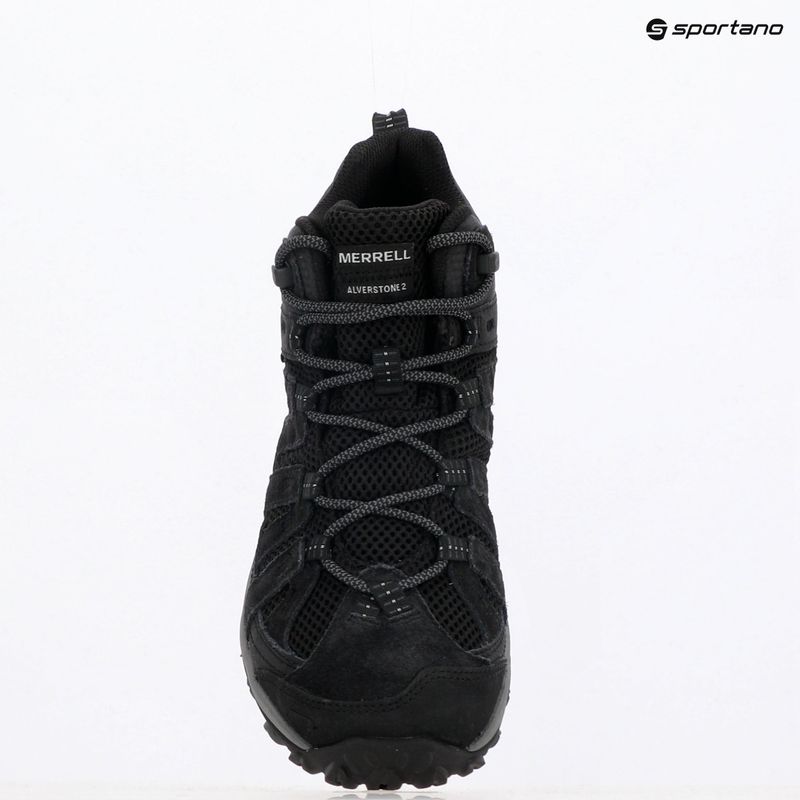 Pánske turistické topánky Merrell Alverstone 2 Mid GTX black/black 14