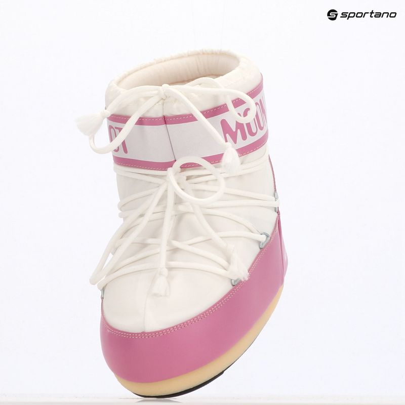 Dámske snehule Moon Boot Icon Low Nylon pink/white 13