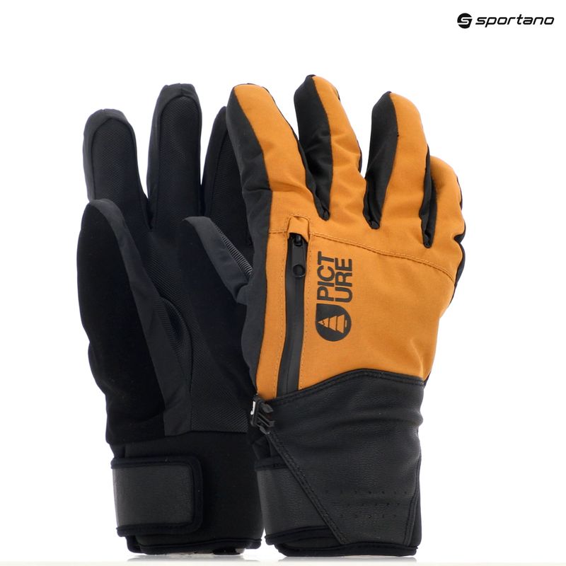 Pánske lyžiarske rukavice Picture Madson brown sugar 8