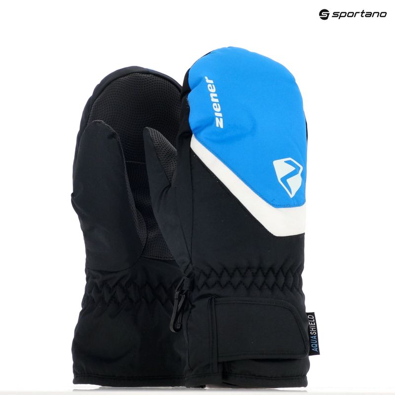Detské lyžiarske rukavice ZIENER Loriano Aquashield Mitten persian blue 7