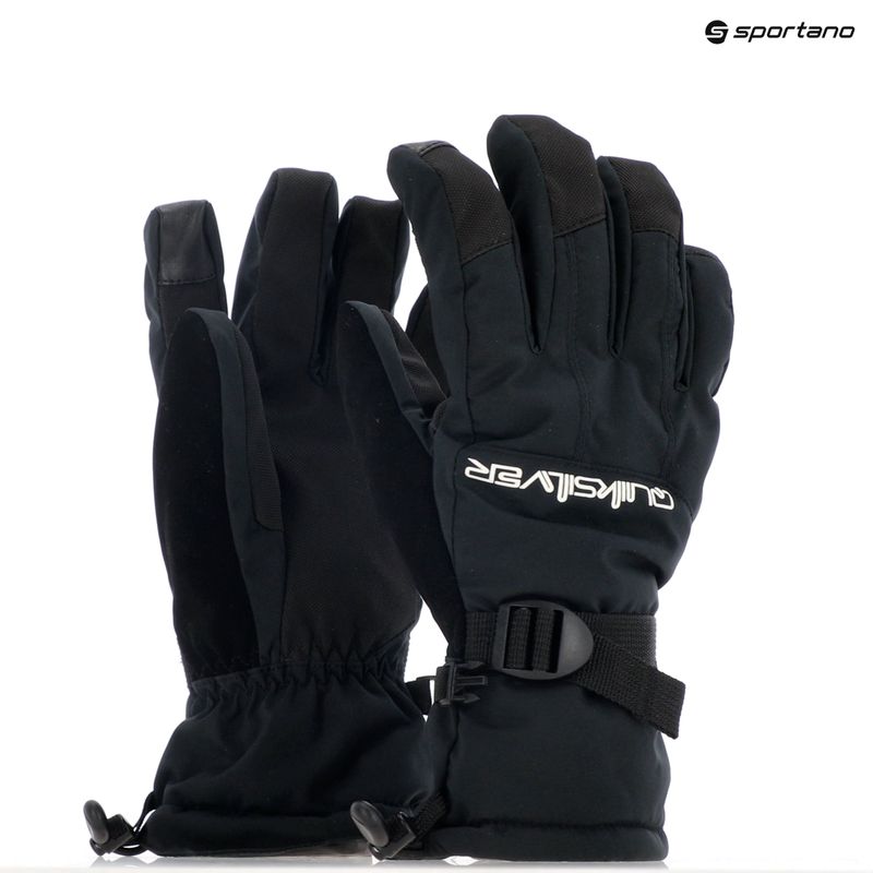 Pánske snowboardové rukavice Quiksilver Travis Rice Goretex true black 9