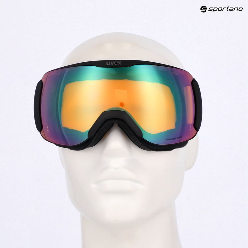 Lyžiarske okuliare UVEX Downhill 2100 CV black matt/mirror opal yellow 7
