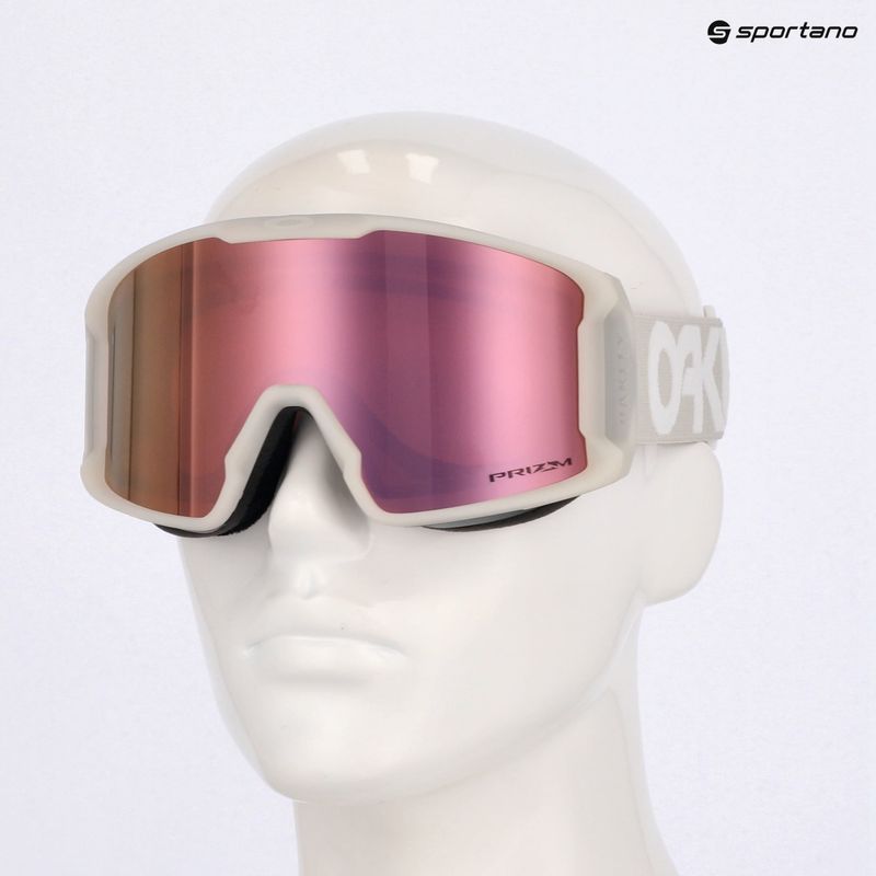 Lyžiarske okuliare Oakley Line Miner M matte b1b cool grey/prizm rose gold iridium 6