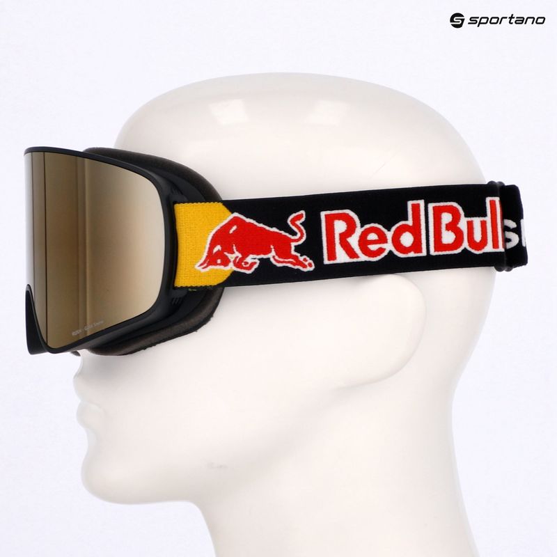 Lyžiarske okuliare Red Bull SPECT Rush black/gold snow - orange with gold mirror 6