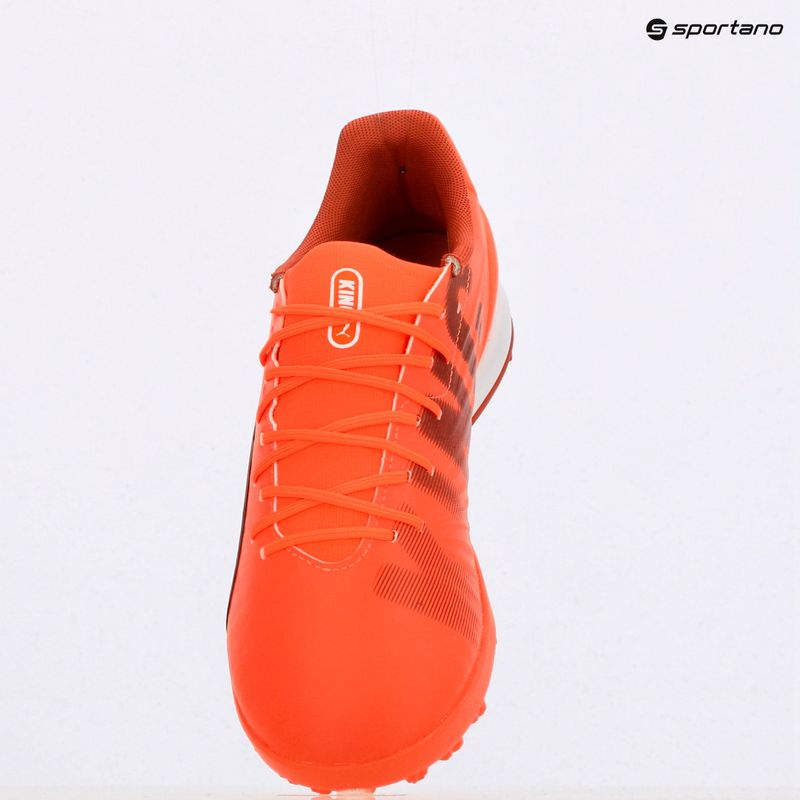 Pánske kopačky PUMA King Match TT glowing red/ puma white/ red fire 9