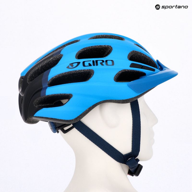 Matná modrá detská cyklistická prilba Giro Hale 8