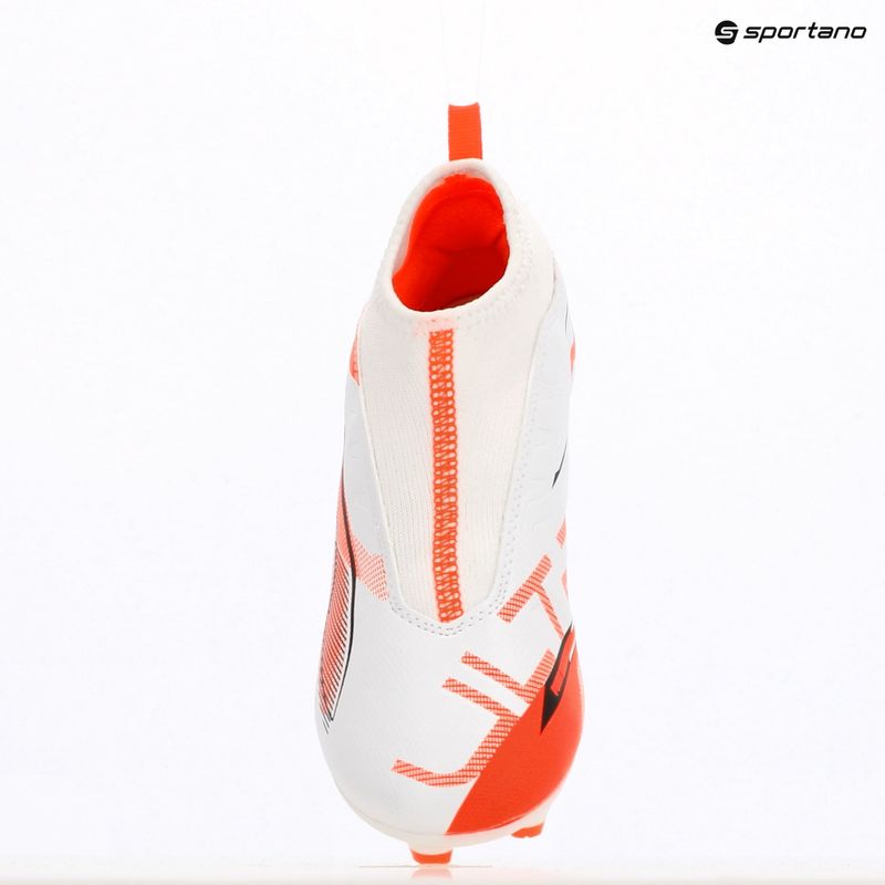 Detské kopačky PUMA Ultra 5 Match+ LL FG/AG Jr. puma white/puma black/glowing red 9