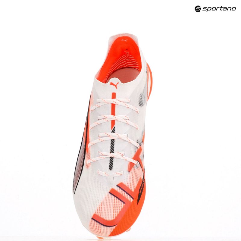 Pánske kopačky PUMA Ultra 5 Ultimate FG puma white/puma black/glowing red 12